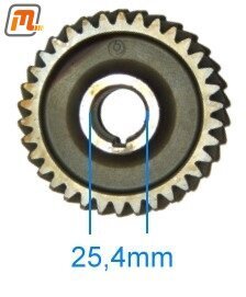 timing gear crankshaft V6 2,0-2,6l  (crankshaft spigot-Ø 25,4mm)