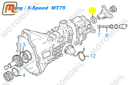 Ford mt75 hybrid gearbox #2